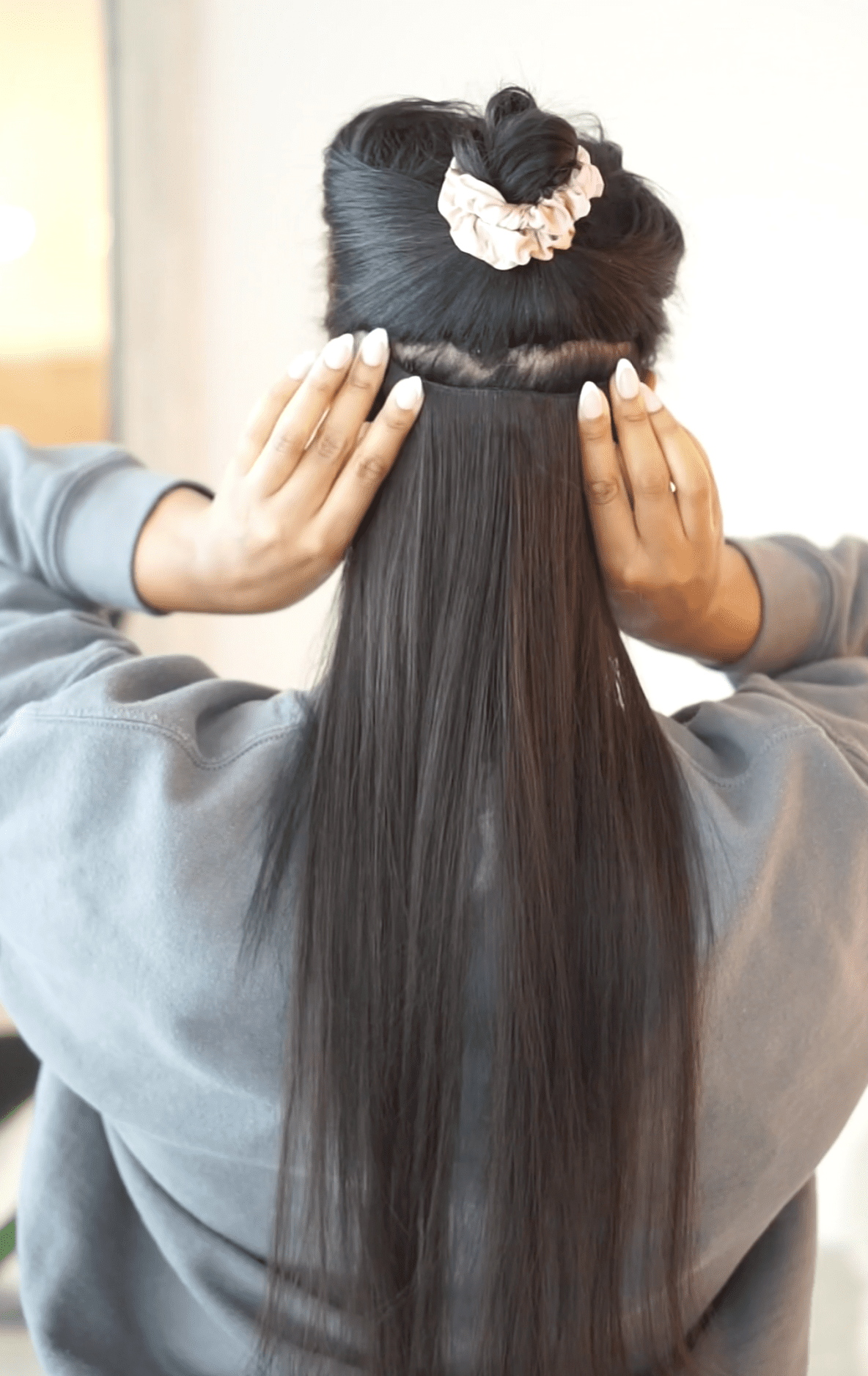 Como fazer extensões de cabelo curto com um clipe