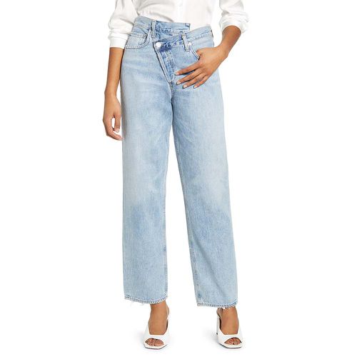 Crisscross Upsize Jeans de cintura alta (US $ 188)