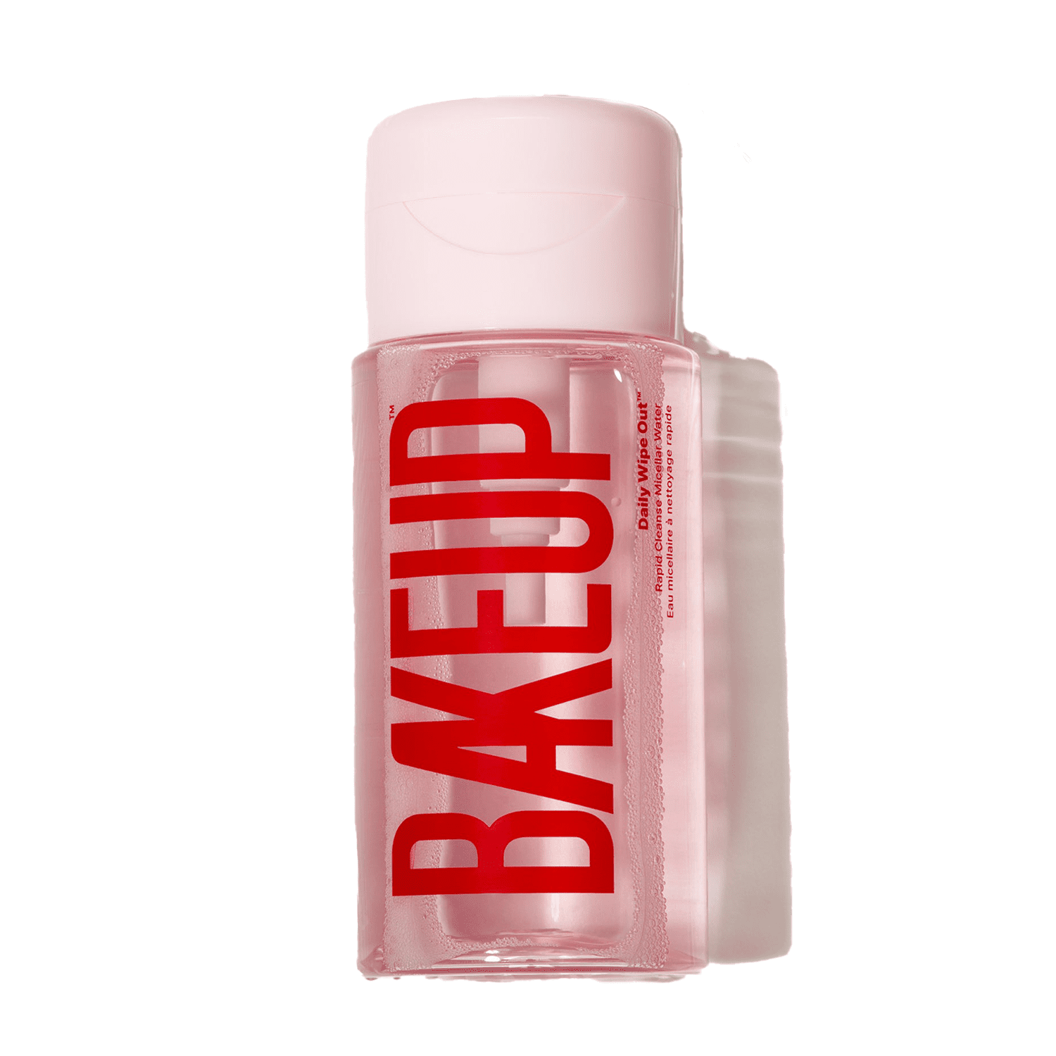 BakeUp diariamente limpando o remédio para maquiagem de água micelar