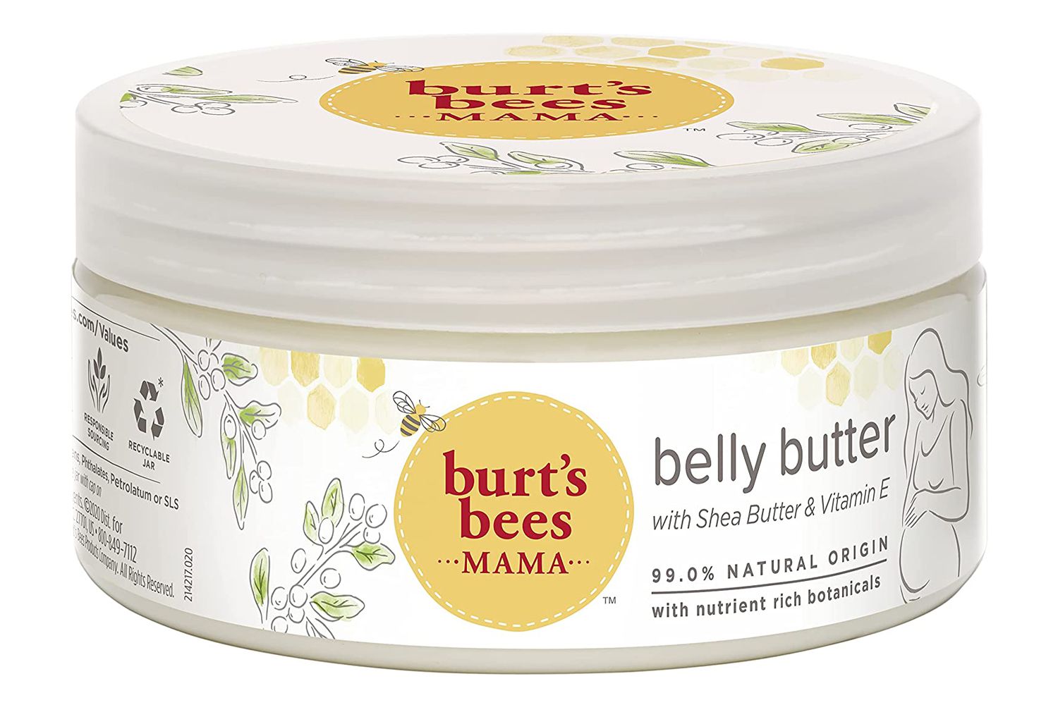 Manteiga de barriga Burt's Bees Mama com manteiga de karité e vitamina E