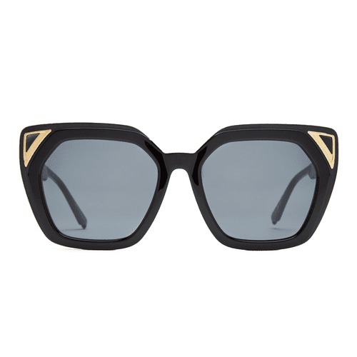 Óculos de Sol Coco & amp; Breezy Lula May-103 em preto com detalhes dourados