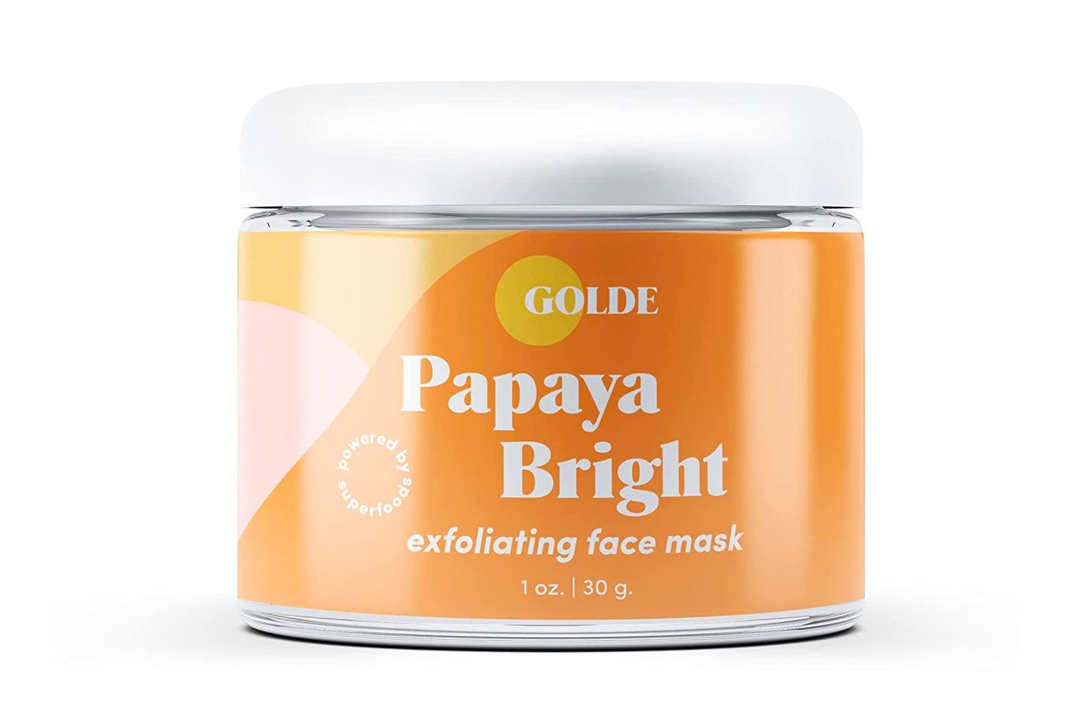 Máscara facial brilhante de Papaya