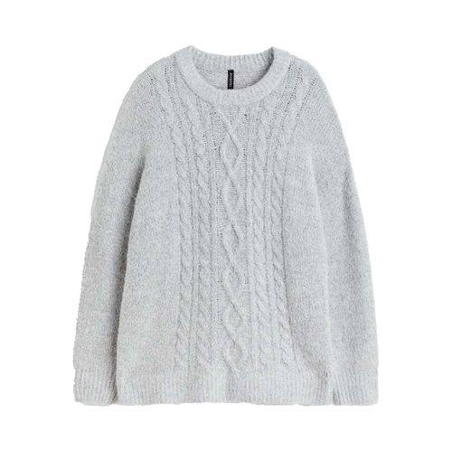 Suéter de malha de cabo de tamanho grande (US $ 39)