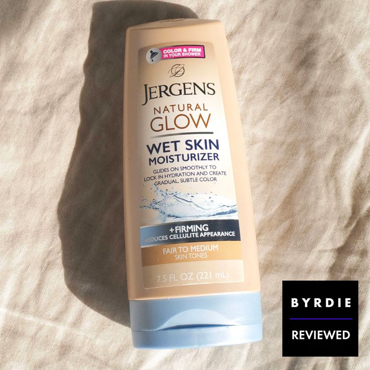 Hidratante para pele úmida Jergens Natural Glow + reafirmante