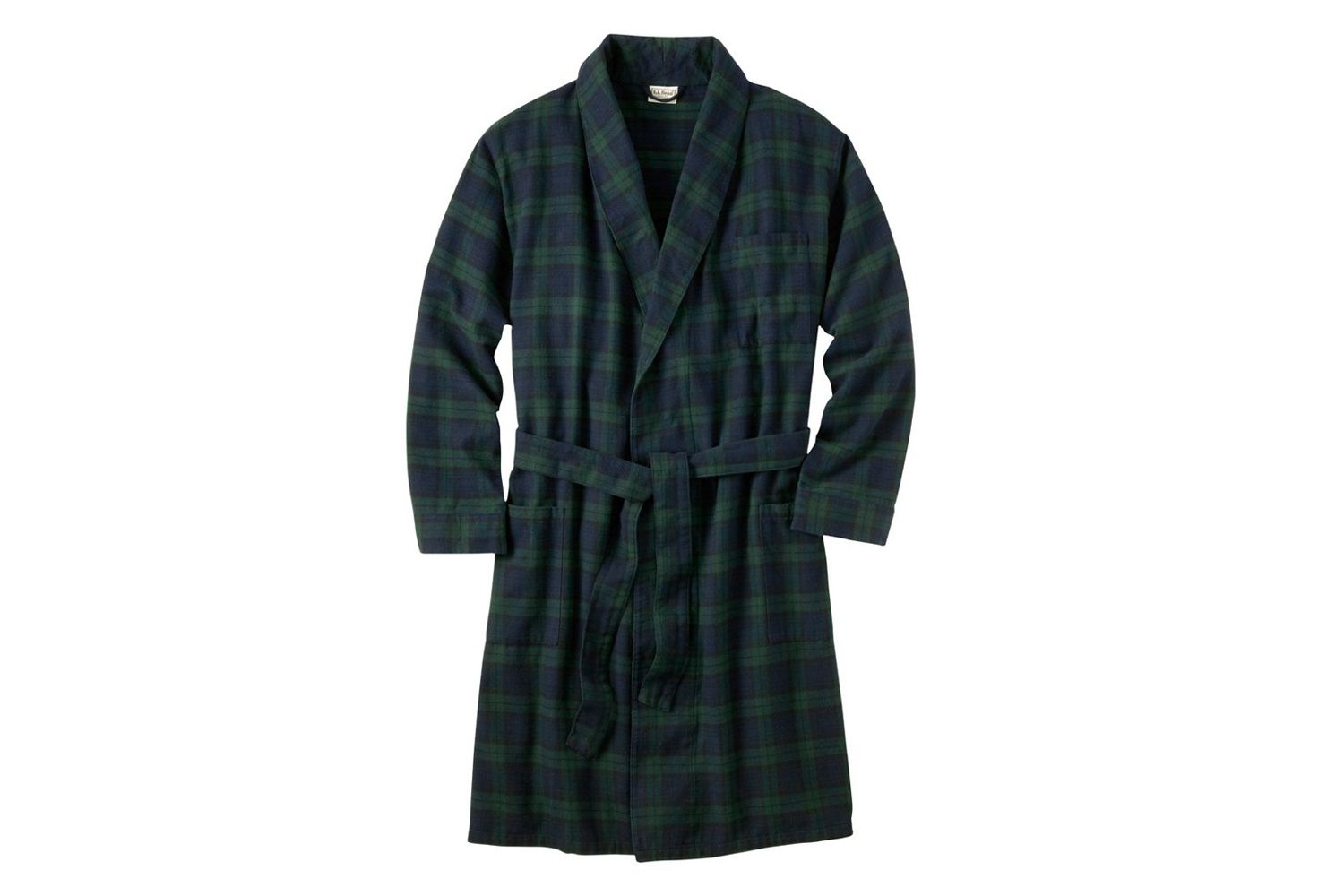 Robe masculino L. L. Bean Robe de flanela xadrez escocês