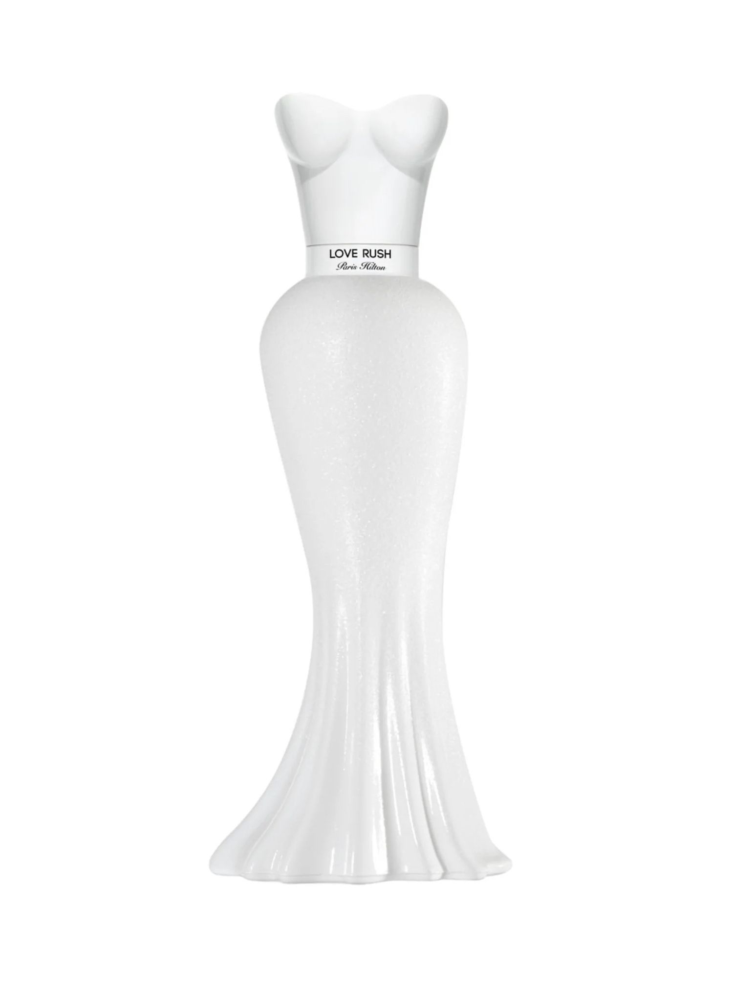 frasco de perfume no formato da silhueta corporal de Paris Hilton