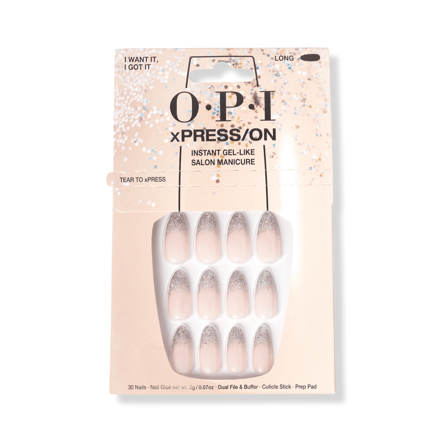 OPI Xpress/On Nail Art Press em unhas