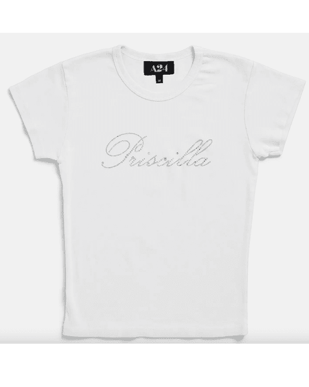 Camiseta Babydoll com Strass Priscilla