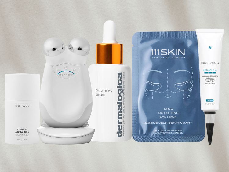 Produtos de cuidado da pele facial para pessoas de 40 anos