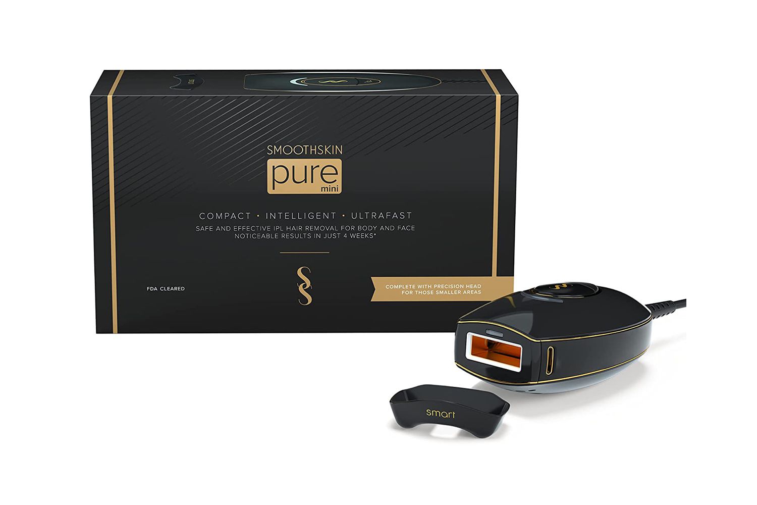 Amazon SmoothSkin Pure Mini Inteligente Ultrarápido IPL Redução Permanente de Cabelo