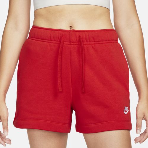 Shorts de cintura média Nike em vermelho carmesim