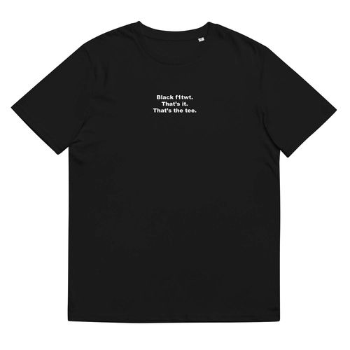 T-shirt preto f1twt-tee (US $ 32)
