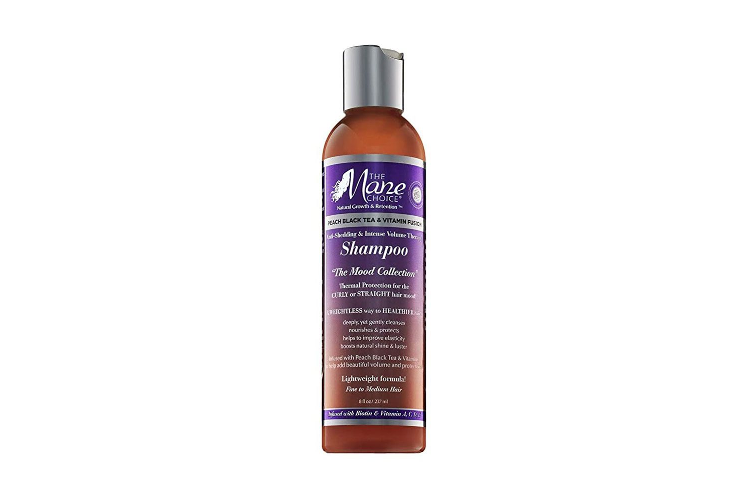 A escolha da juba - shampoo de fusão de vitaminas preto de pêssego